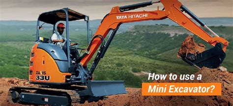 how do you operate a mini digger|mini excavators working videos.